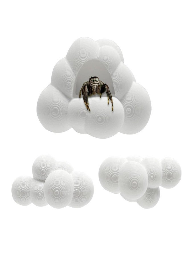 Julang Jumping Spider Enclosure Accessories - 3 Pcs Jumping Spider Cloud Modelling Platforms with Magnetic Mounting for Climbing, Resting and Exploration - Image 1